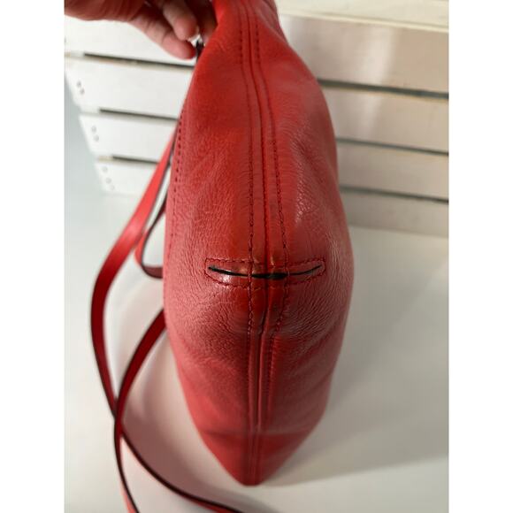 COACH 22421M MEDIUM CORAL PEBBLED LEATHER CROSSBODY BAG - Picture 7 of 12